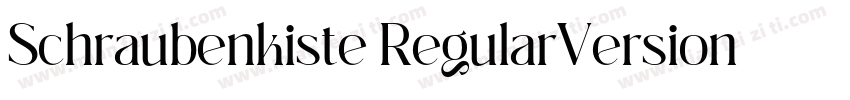 Schraubenkiste RegularVersion 0002字体转换
